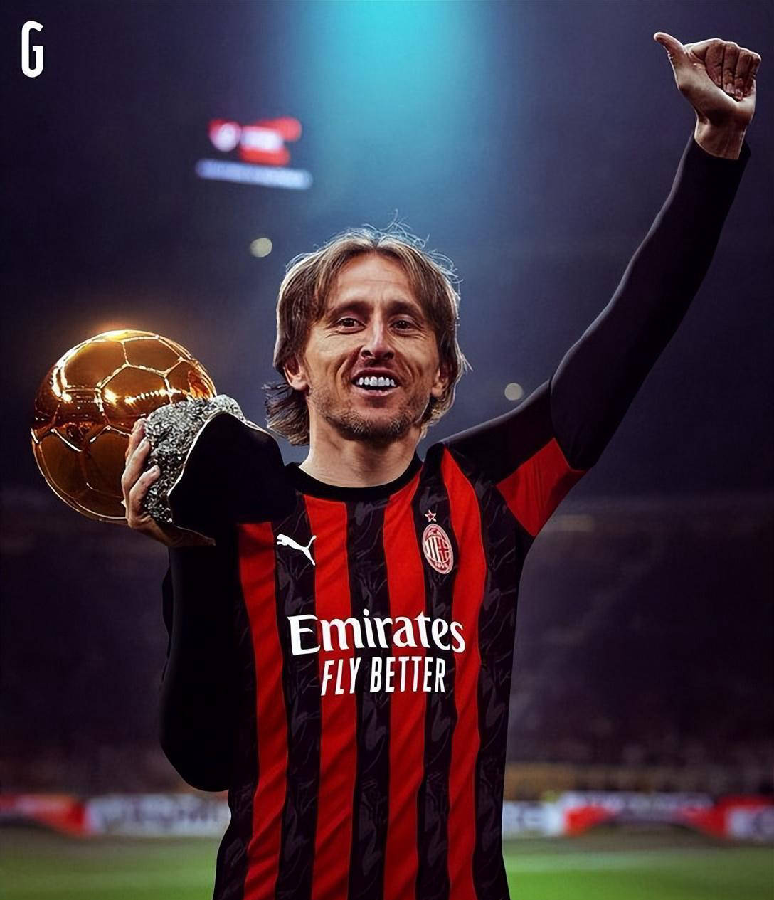 AC米兰战平副班长,莫德里奇再现顶级表现